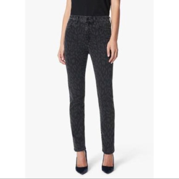 Final Sale Like New Joe’s Jean The Milla Leopard Print Skinny Jeans Size 31 - Picture 1 of 4